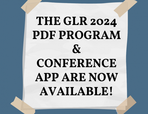 GLR 2024 Conference PDF Program & Conference App Now Available!
