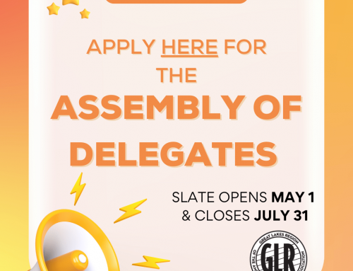 Apply for the Assembly of Delegates!
